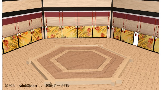 和風六角ステージ