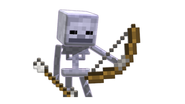 MMD Minecraft Skeleton 1.0 - BowlRoll