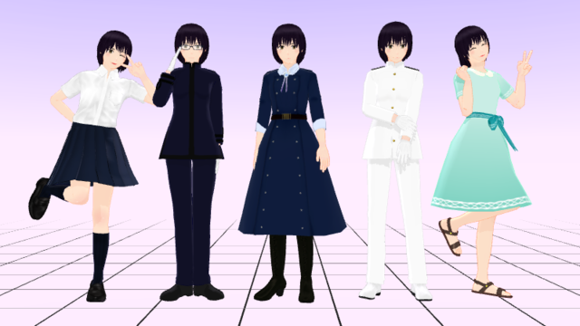 MMDオリキャラ 六花 v1.20