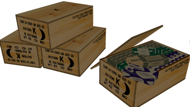 K RATION BOX & PACKAGE(late) - BowlRoll