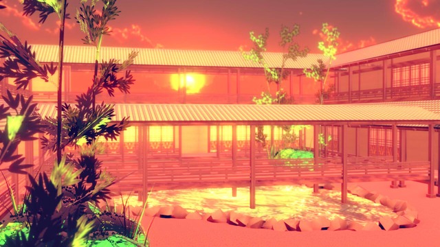 和風なんちゃって渡り廊下