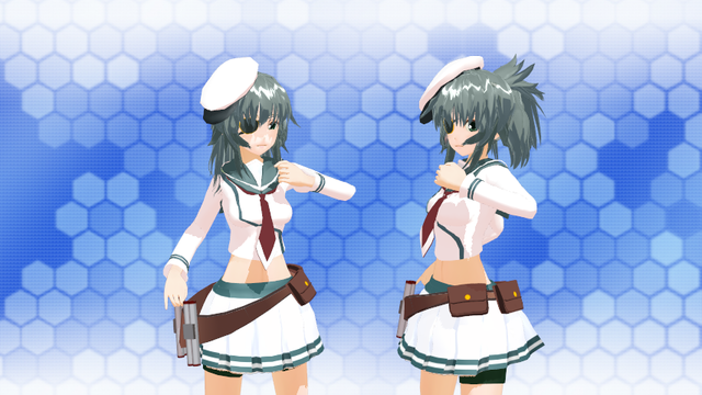 【MMD艦これ】木曾　ver1.1　テストモデル