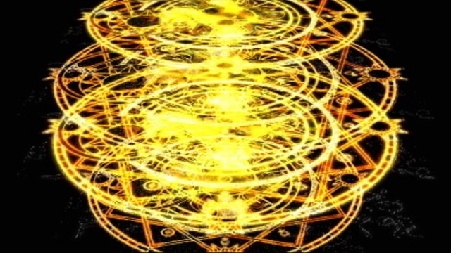 立体金色魔方陣