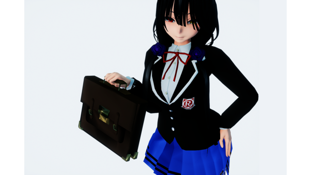 来禅高校の制服と通学カバン