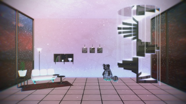 螺旋階段ステージ