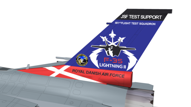 シナモソ式F-16用第461試験飛行隊テクスチャ