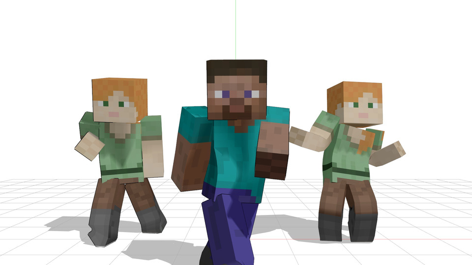 minecraftMMD用改変