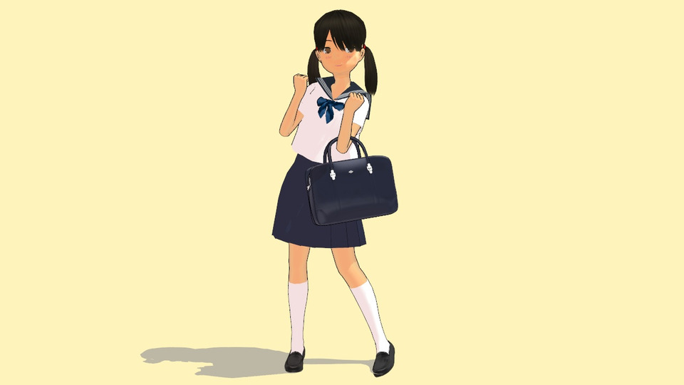 東京女学館夏服モデル　もこちゃん1,1