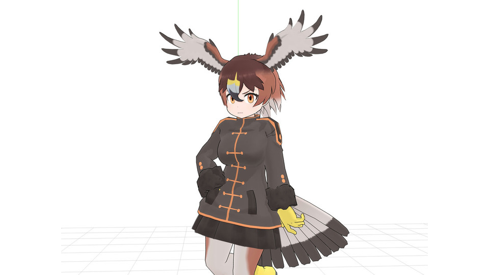 イヌワシ（MMD　けもフレ）
