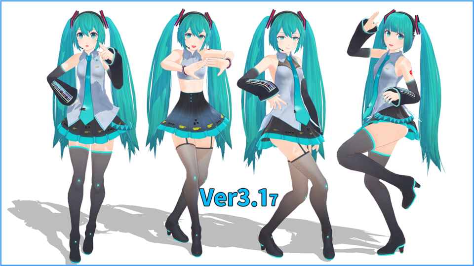 【MMD】Taroミクさん Ver3【モデル配布】