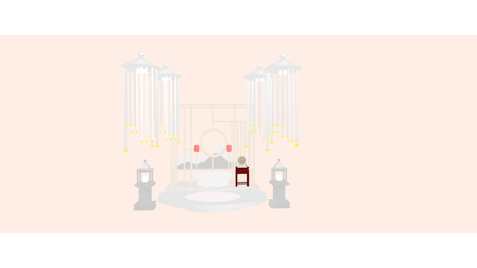 红衣女孩简易场景