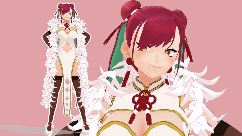 【天華百剣】おナス式【麗】振分髪広光MMDモデル