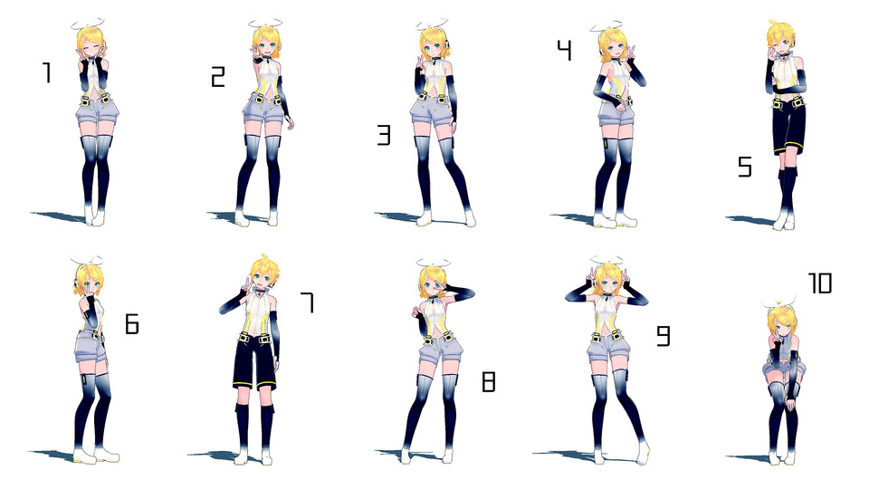 【MMDポーズ配布】ポーズ31