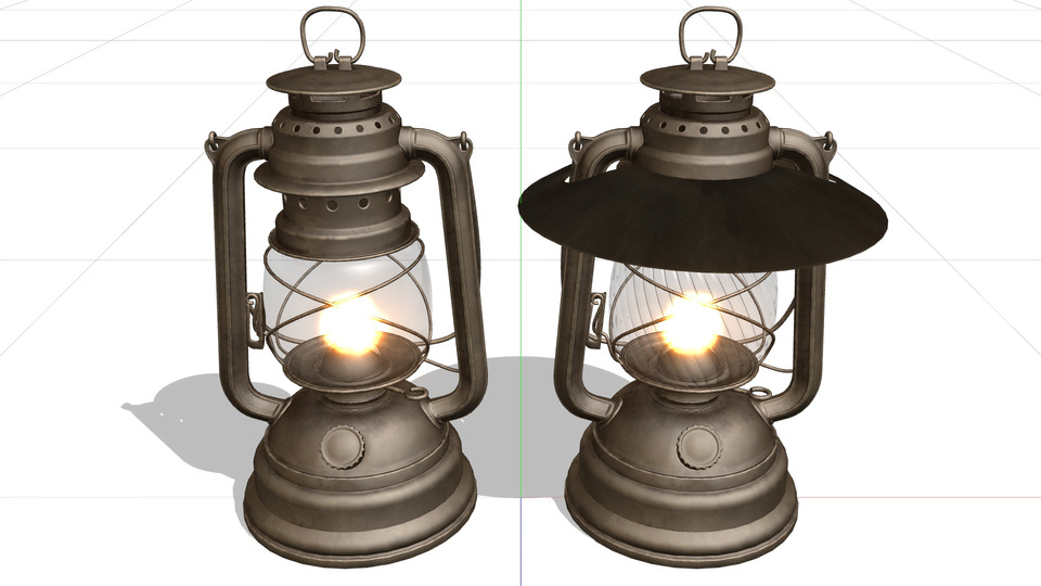 オイルランタンMMDモデル