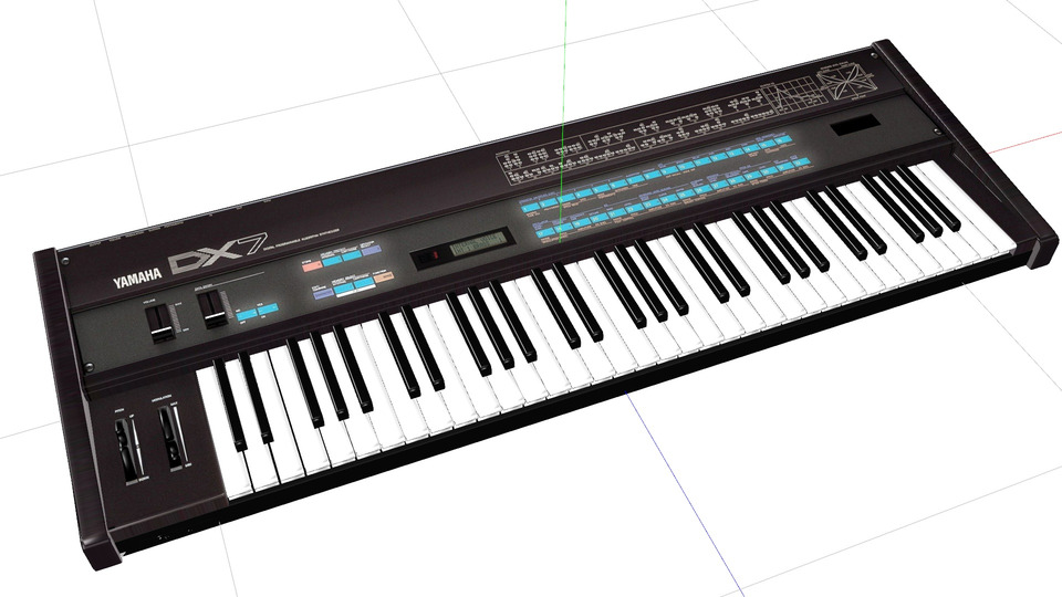 YAMAHA DX7 MMDモデル
