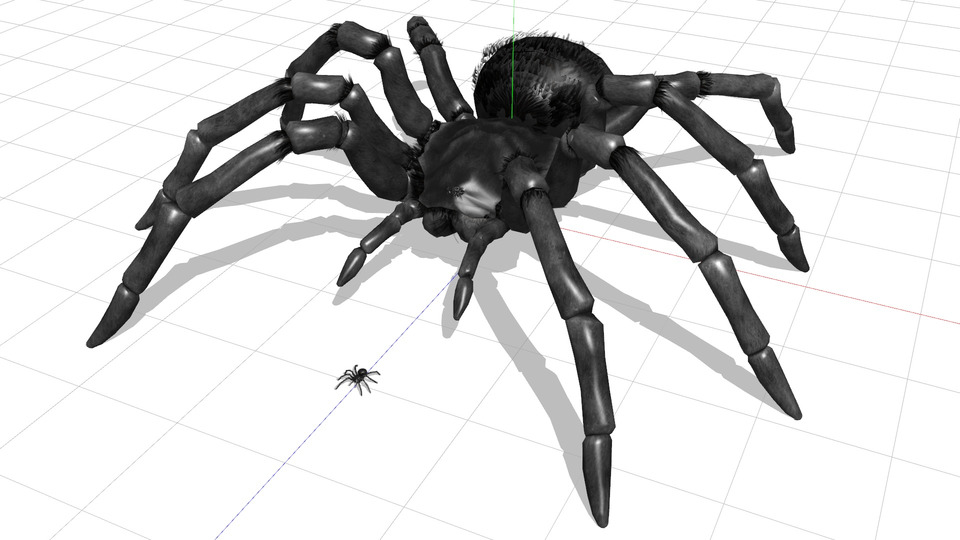 タランチュラMMDモデル