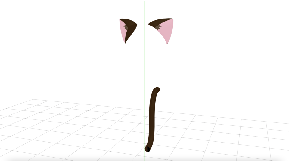 猫耳としっぽ