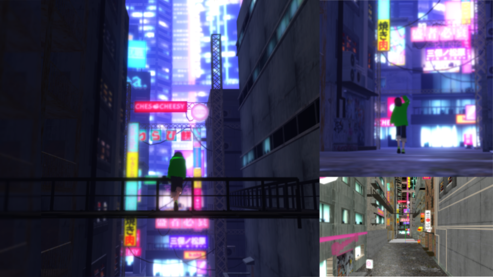 騒がしい裏路地ステージ