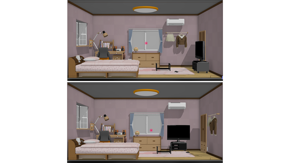 ふつーのへやver2（女の子の部屋）