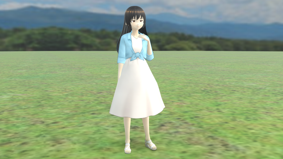 ゆず式Feng Yiさん 非公式MMDモデル