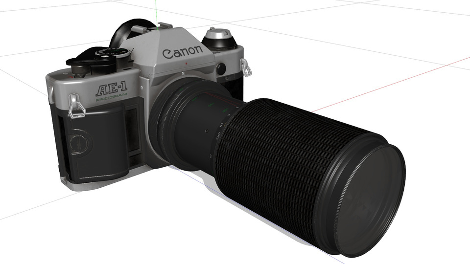 Canon AE-1プログラム MMDモデル