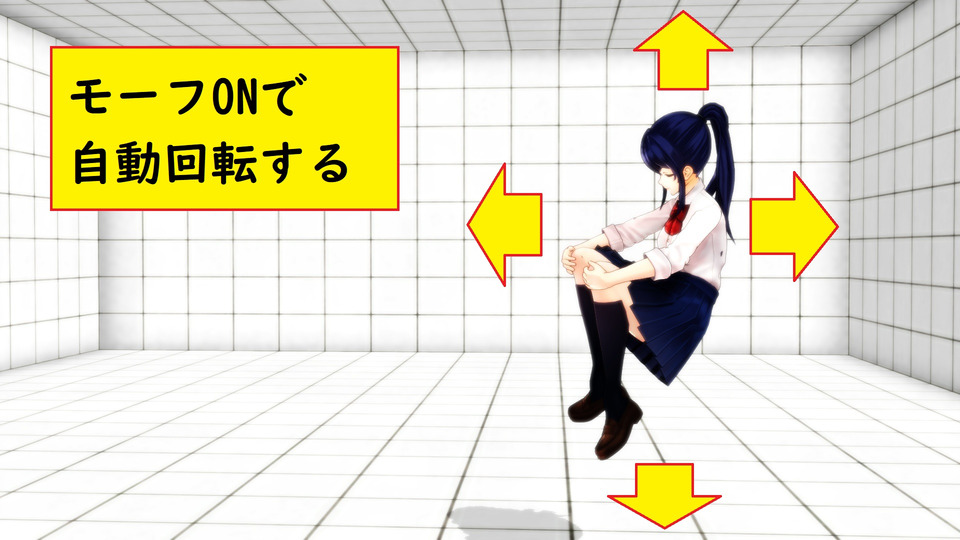 自動回転ボーン