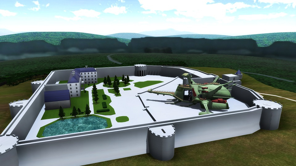 おまけのダンバイン風ステージ「ギブンの館」 Ver1.0