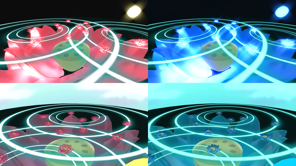 蓮の花ステージ(2色)