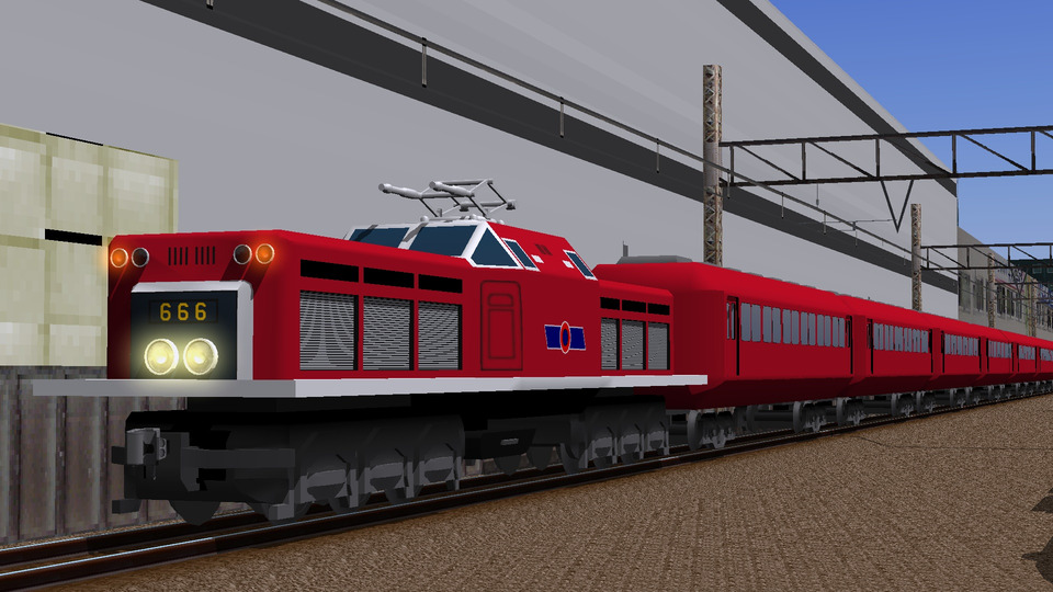 【RailSim】マゼラニアン6号(666号)【銀河鉄道999】