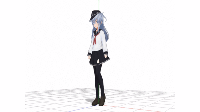 mmd モーション 安い 着地 スカート