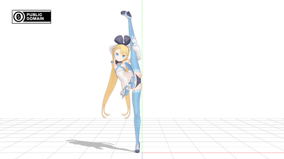 I字バランスモーション＆ポーズ