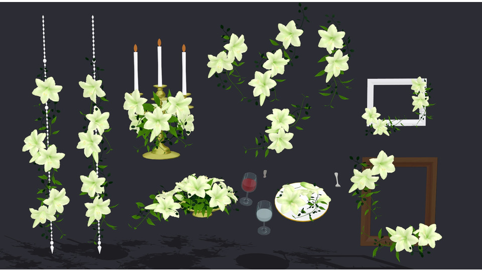 アマリリスを飾る