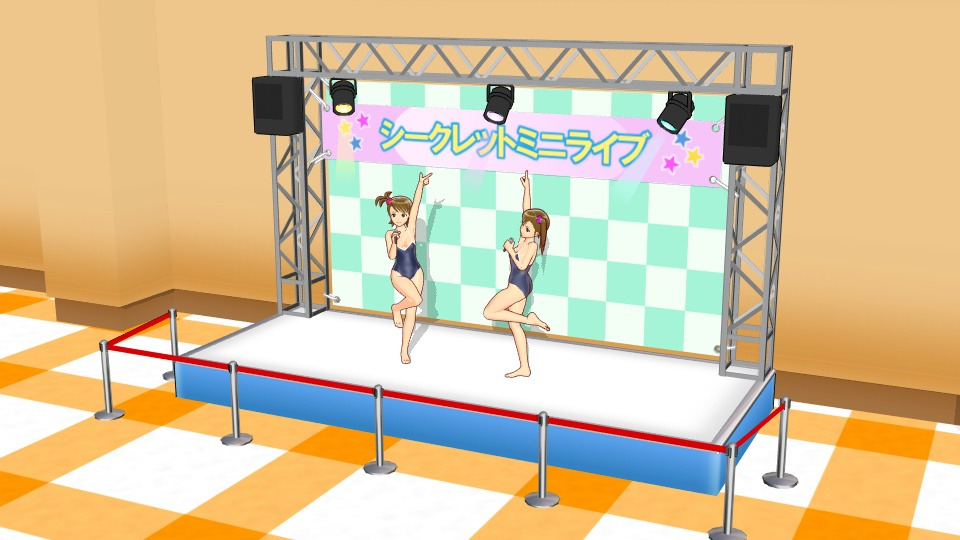 ミニライブ風ステージ
