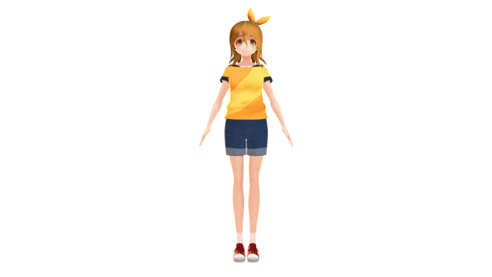 MMD霧雨が降る森　神崎シオリver1.2