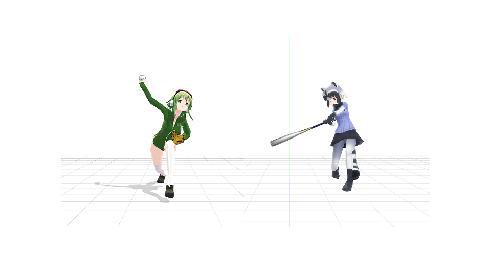 今日のホームラン打撃＆投球モーションv1.0