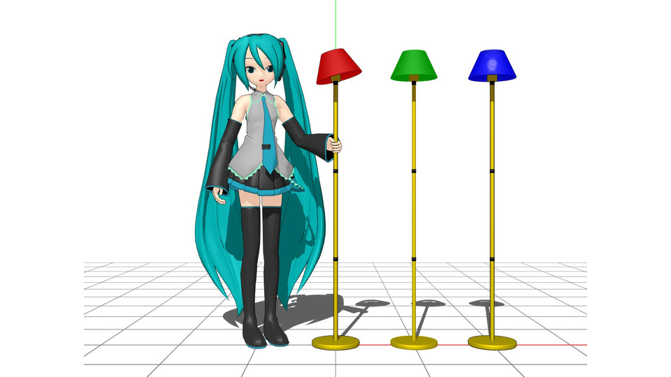 スタンドランプ【MMDアクセサリ】