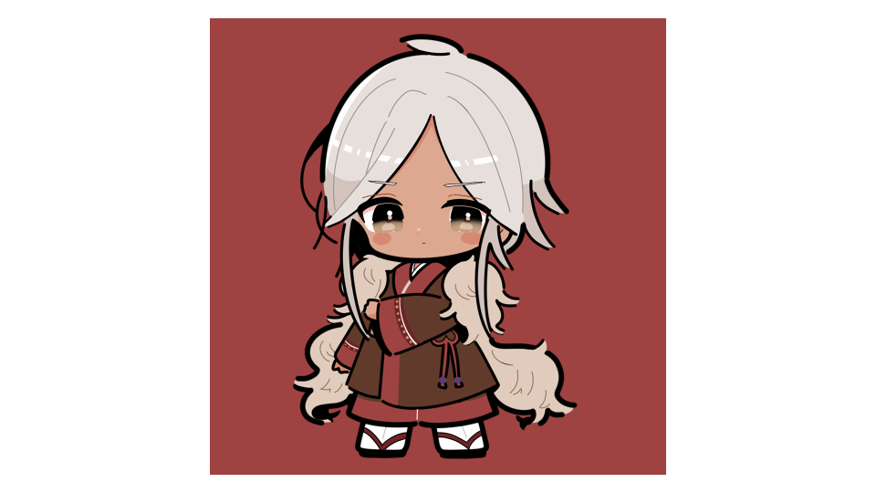 UTAU音源「奏龍メイ」デフォルメイラスト