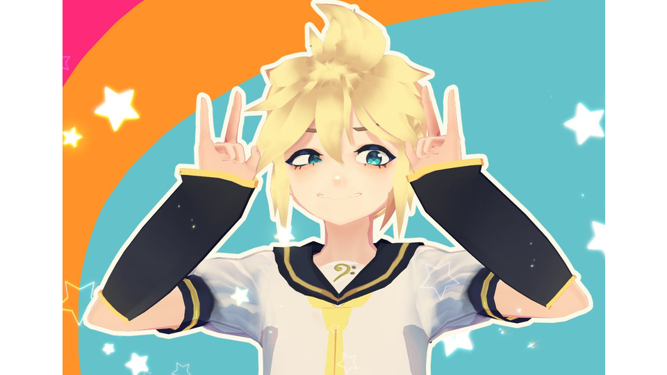Vroid Kagamine Len - BowlRoll