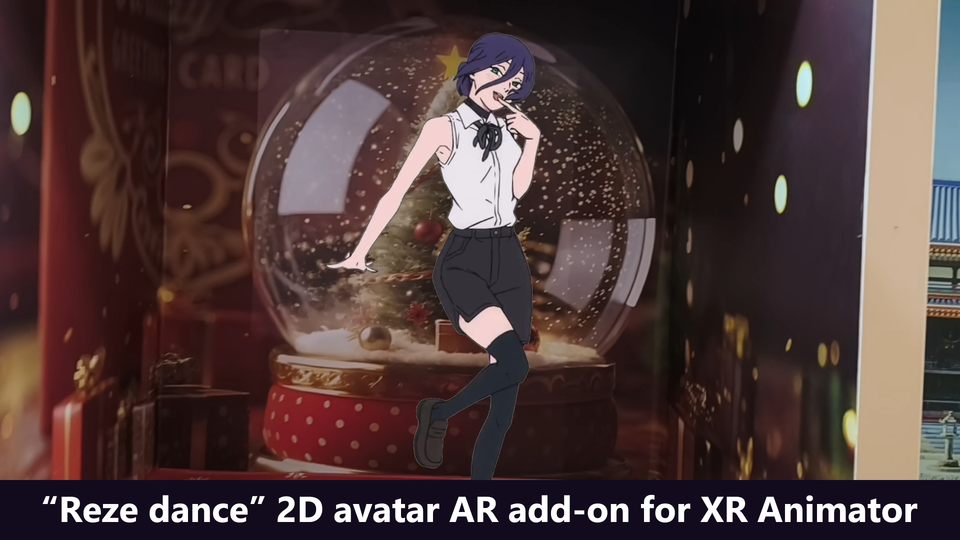 "Reze dance" AR add-on for XRA