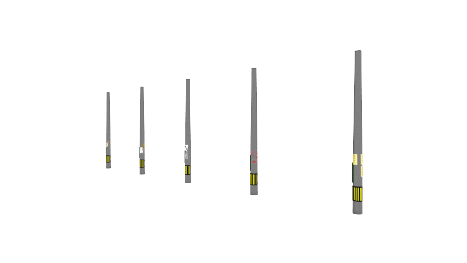 配布用かんたん電柱