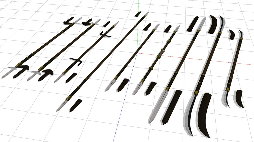 双穂槍双刃薙刀