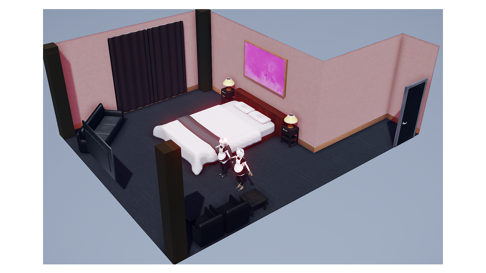 ビジネスホテル風のお部屋