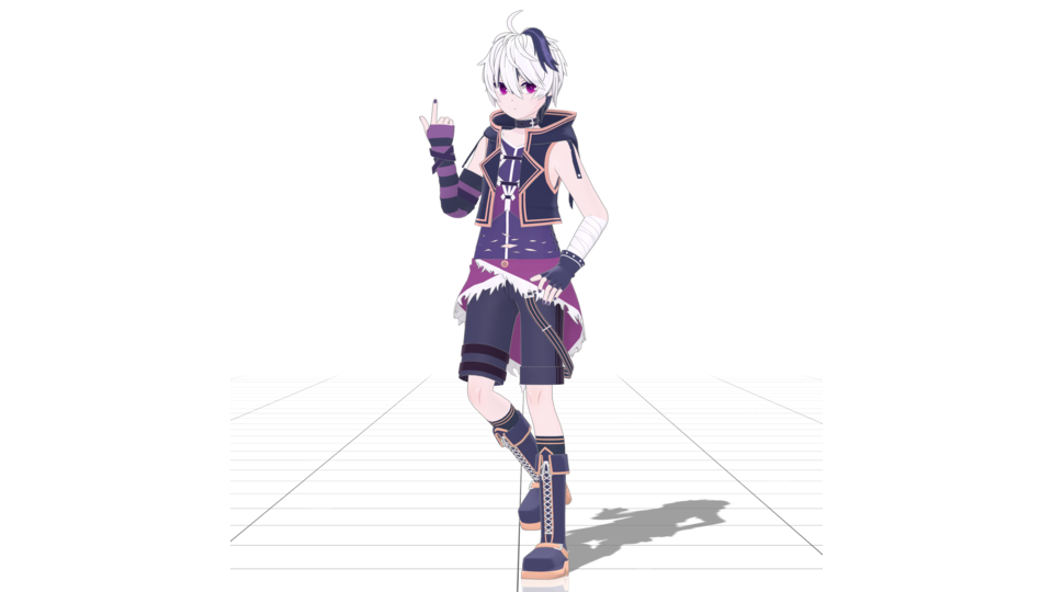 【MMDモデル配布】ユウ式v4_flower