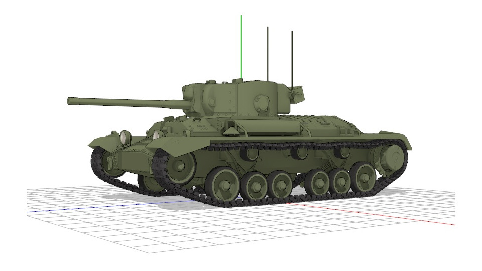 バレンタイン歩兵戦車 BowlRoll