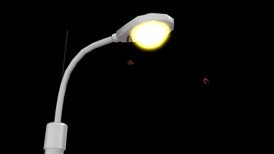 誘蛾燈MMDモデル