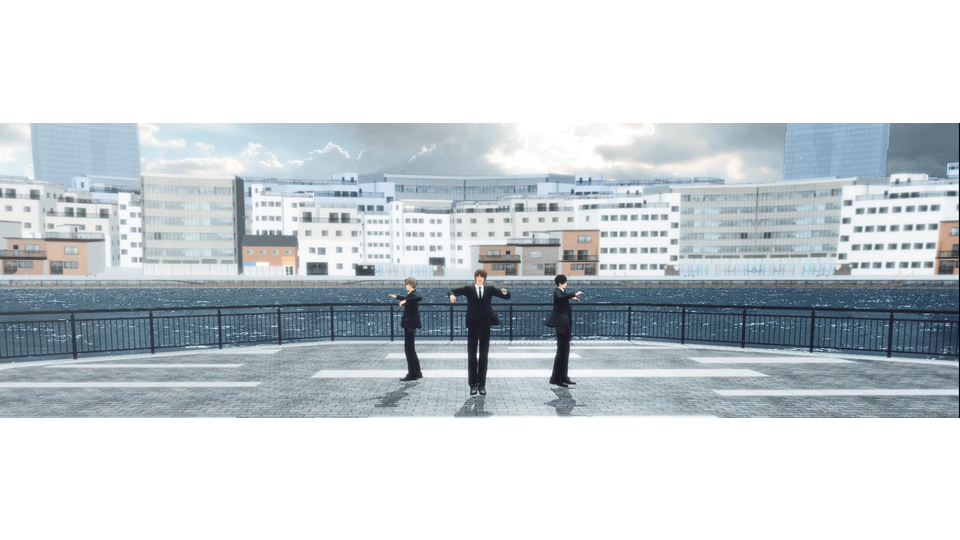 遠景用の街並み