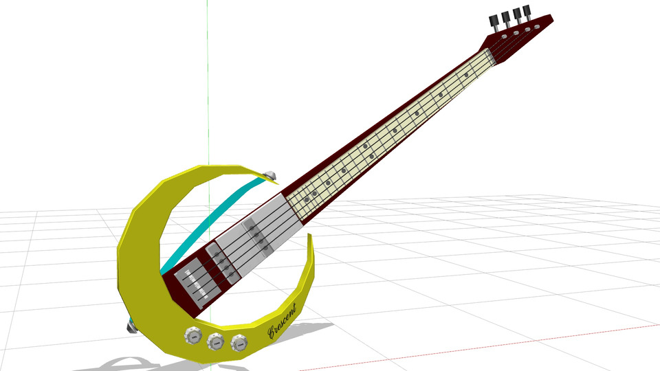 エレキベースMMDモデル