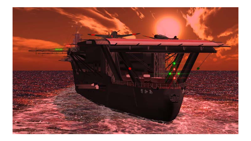 赤城さん建造中