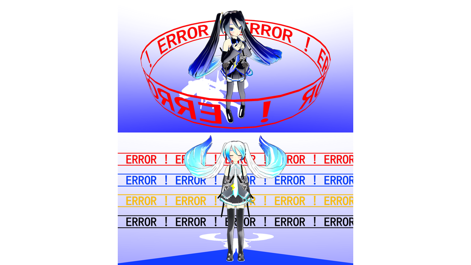 ERRORのリング【MMDアクセサリ】