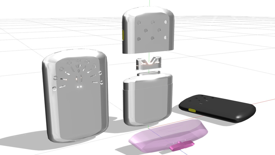 ハンディウォーマーMMDモデル